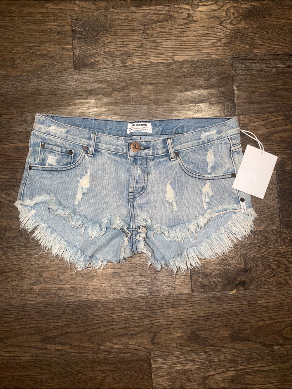 One Teaspoon Size 29 Distressed Cutoff Shorts